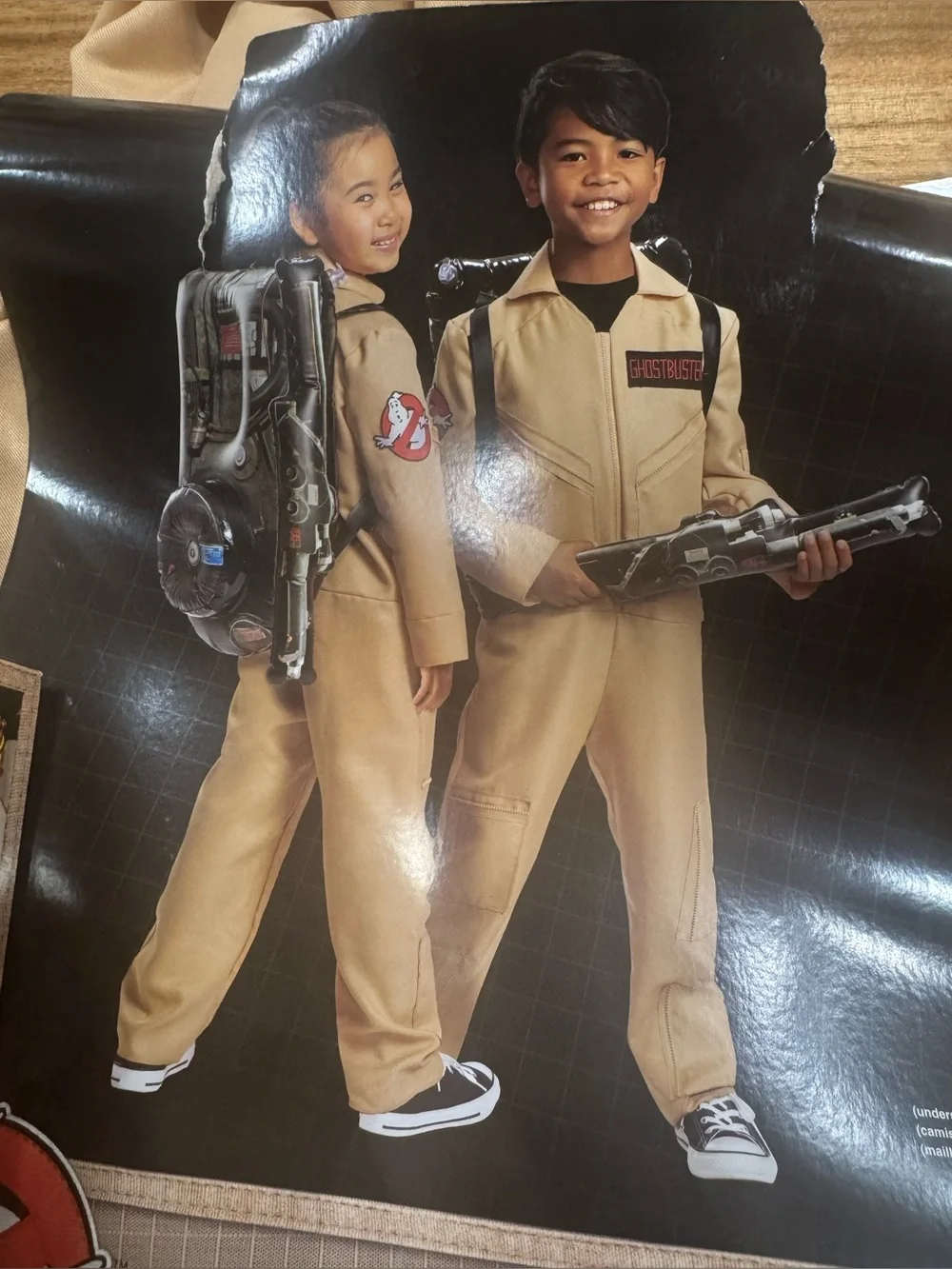 GHOSTBUSTERS HALLOWEEN COSTUME BUNDLE NEW NWT KIDS SIZE LG & ADDED ACCESSORIES